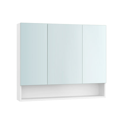 35.4" Wide Bathroom Mirror with Storage