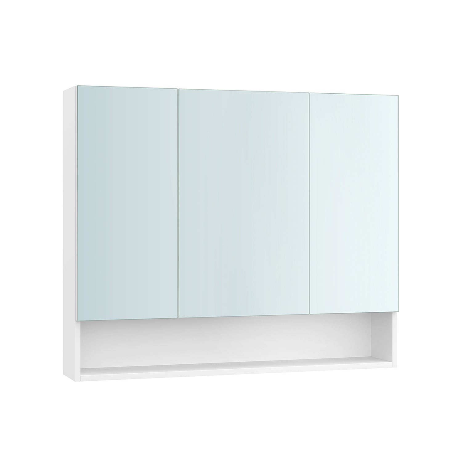 35.4" Wide Bathroom Mirror with Storage
