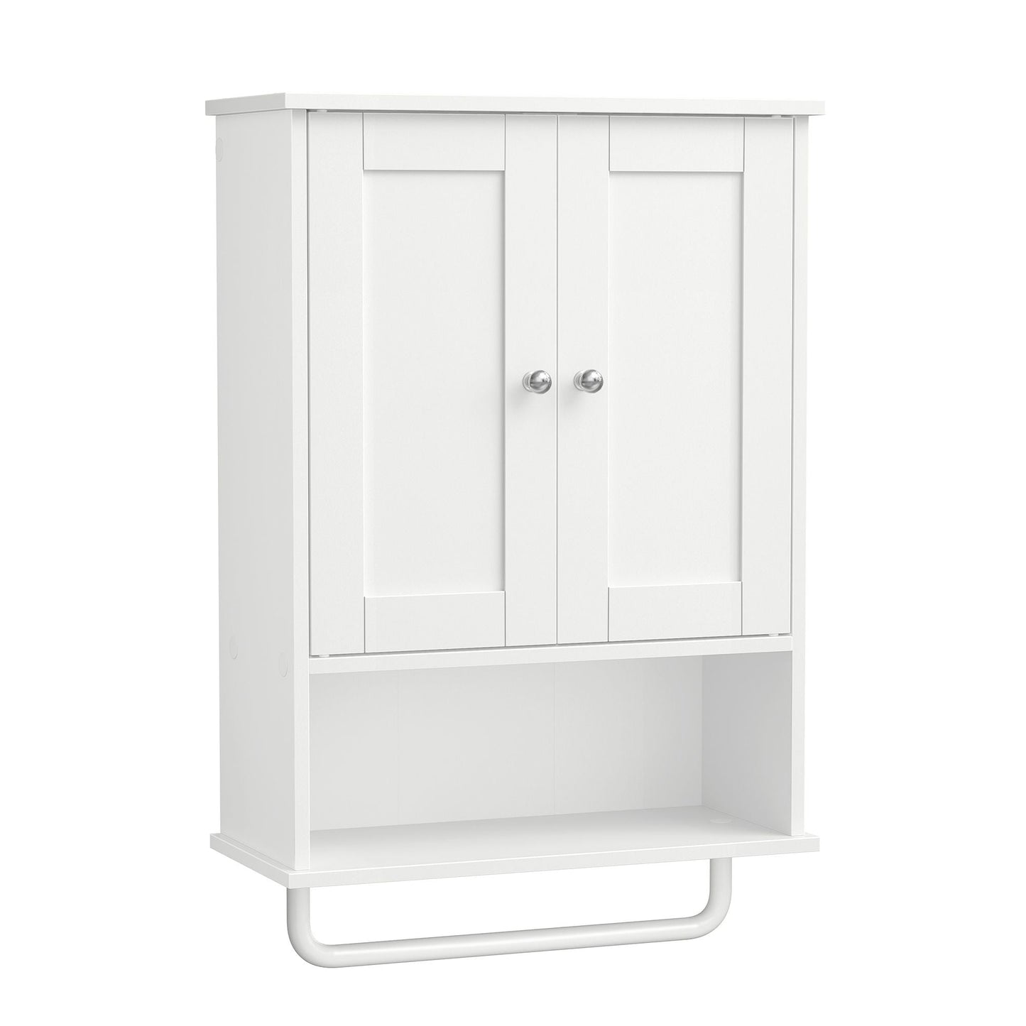 Hanging Bathroom Cabinet with Towel Rod - image 5