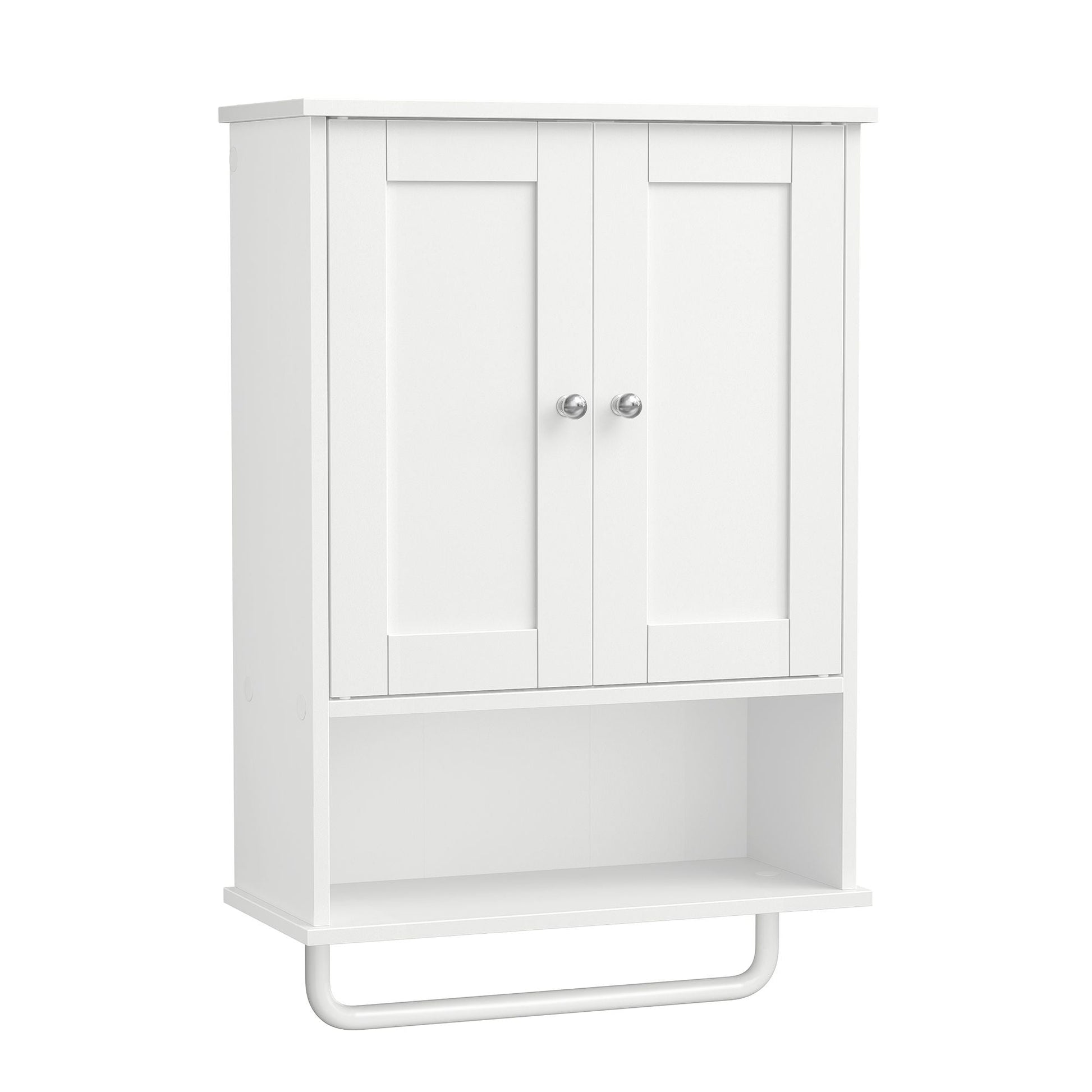 Hanging Bathroom Cabinet with Towel Rod - image 5