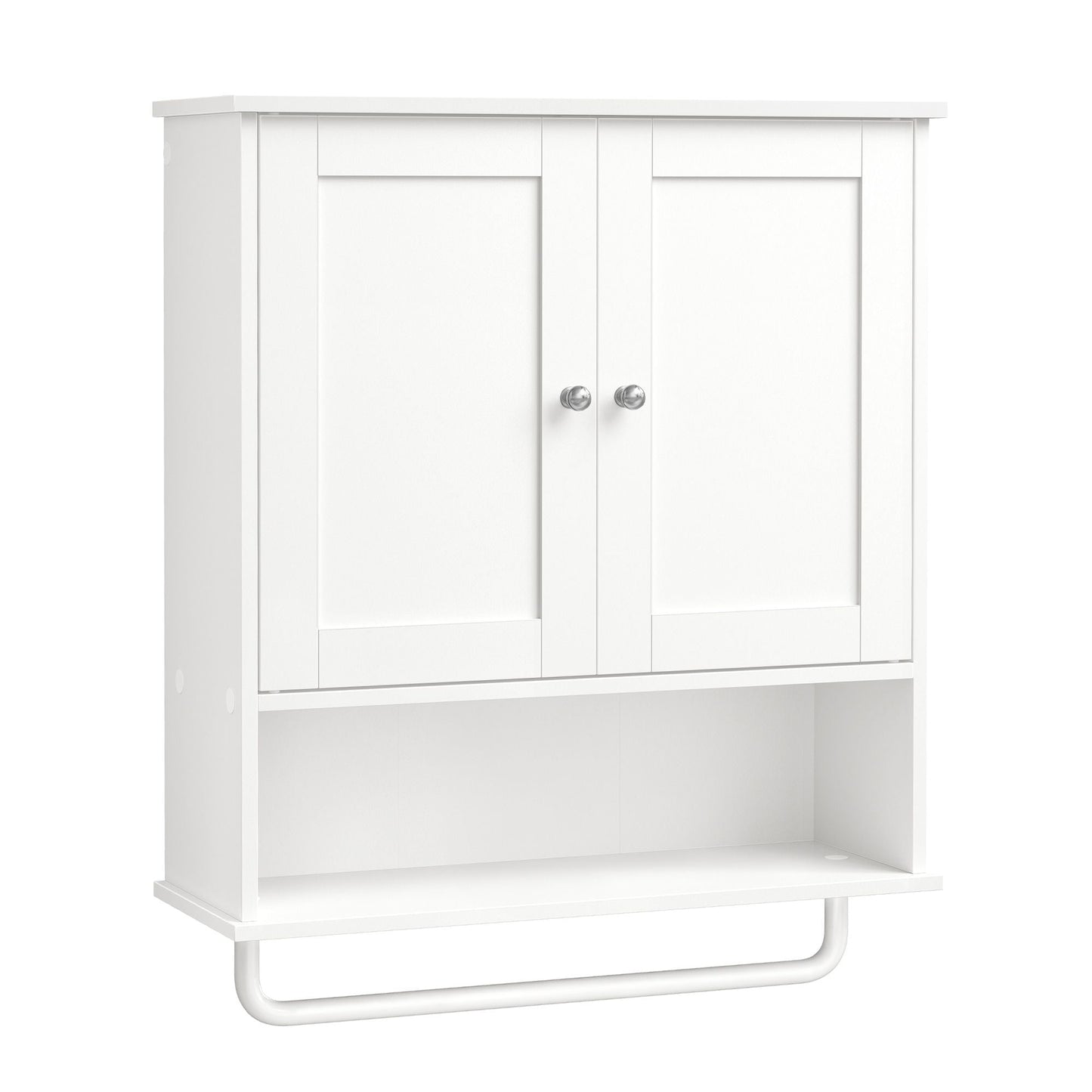 Hanging Bathroom Cabinet with Towel Rod - image 11