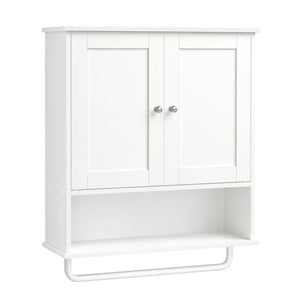 Hanging Bathroom Cabinet with Towel Rod - image 11