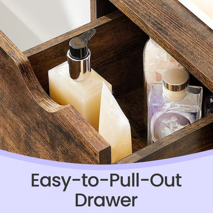 Bathroom Storage Cabinet, Storage Tower with 3 Drawers, Space-Saving for Living Room, Bedroom, Kitchen - image 4