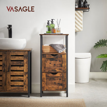 Bathroom Storage Cabinet with 2 Drawers - image 2