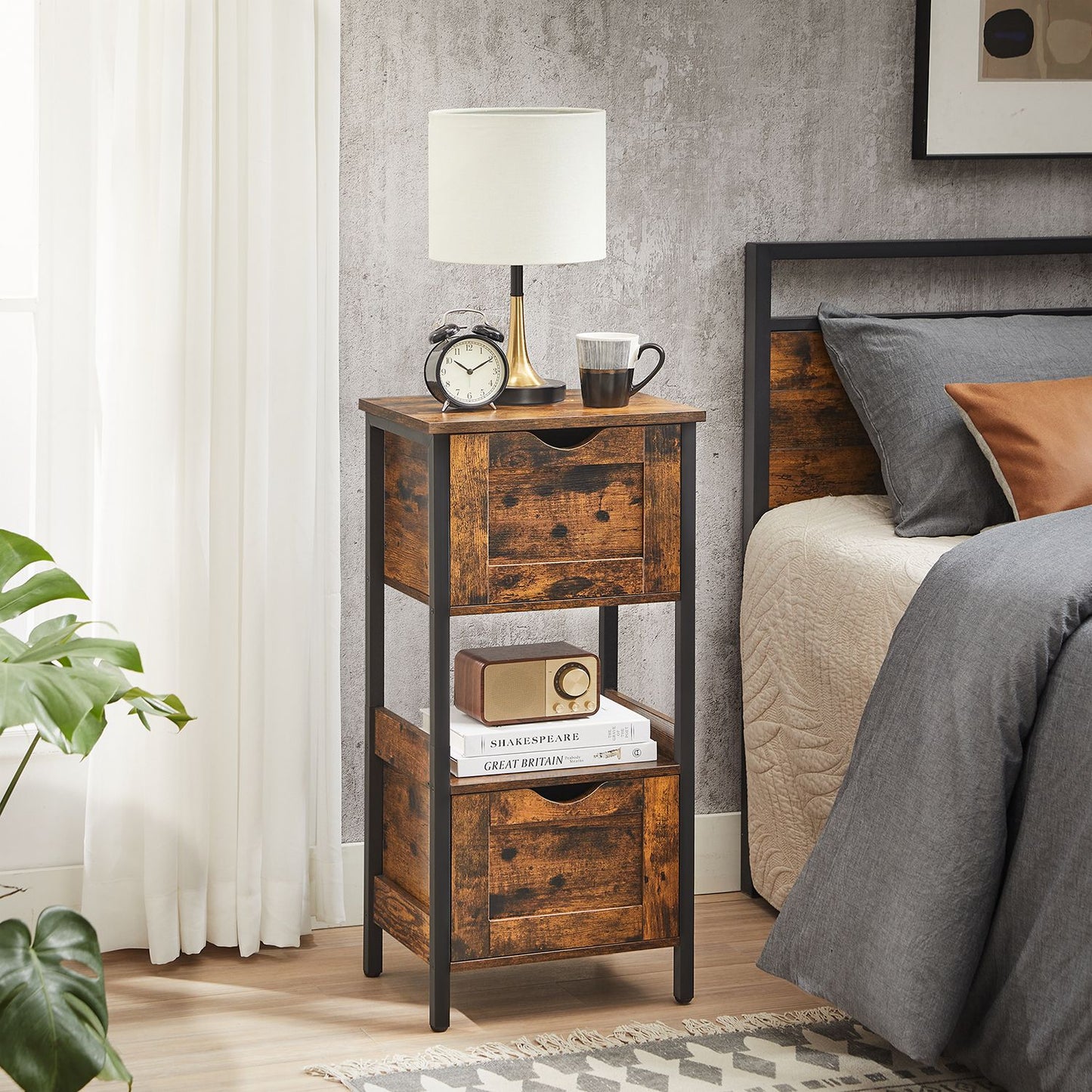Bathroom Storage Cabinet with 2 Drawers - image 4
