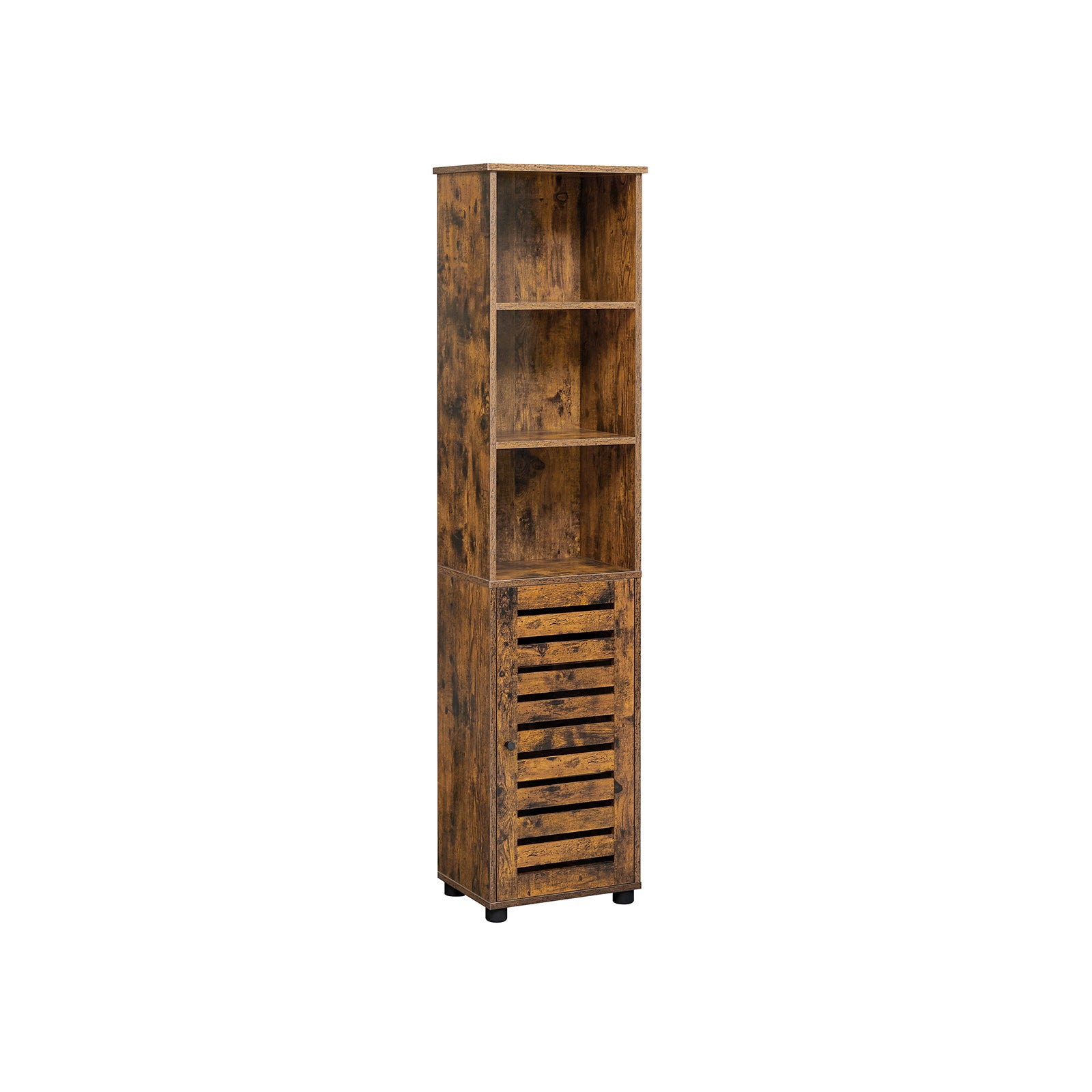 Floor Cabinet Rustic Brown - image 2