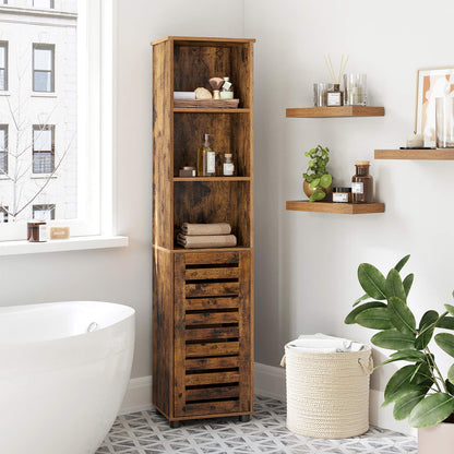 Floor Cabinet Rustic Brown - image 3