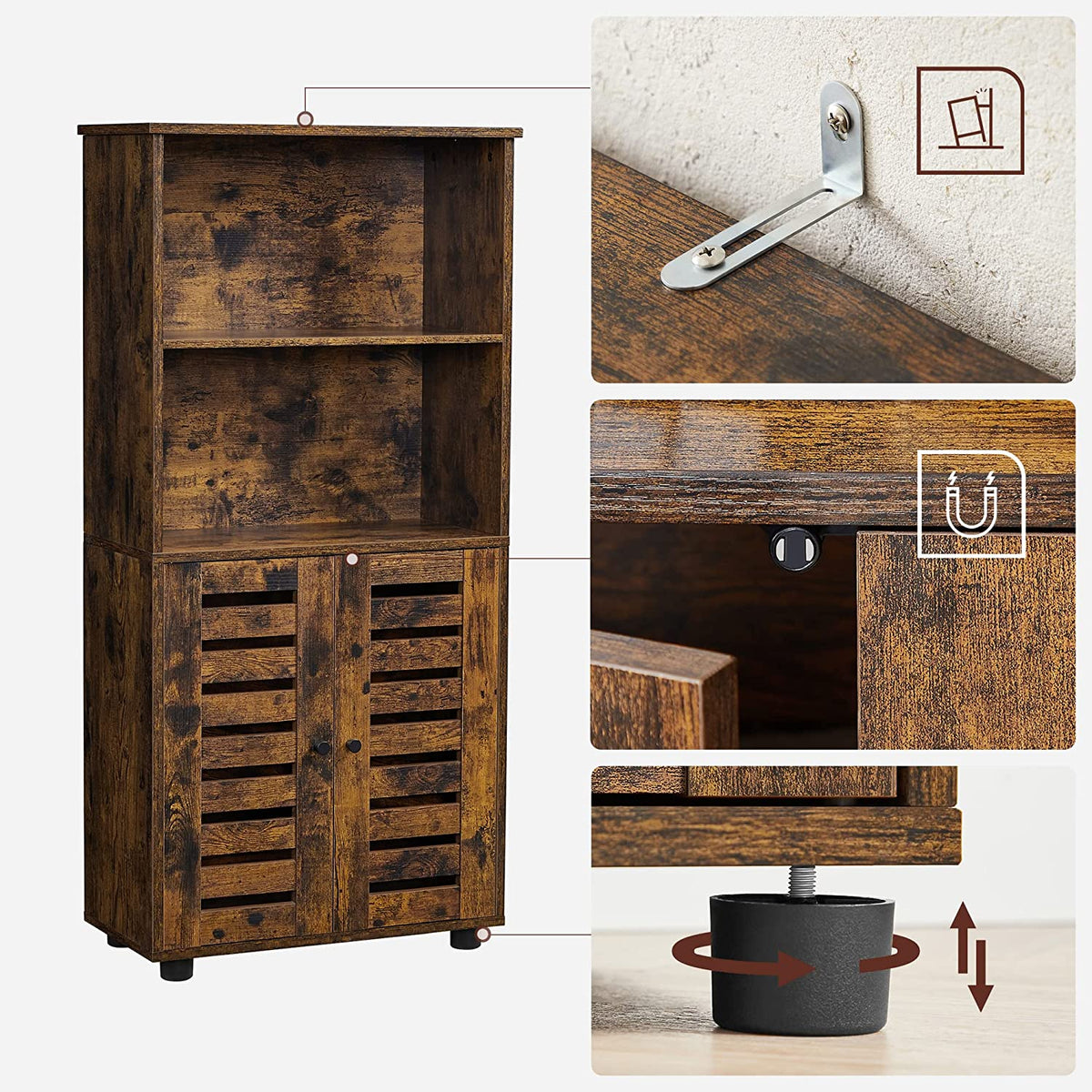 Floor Standing Kitchen Pantry Cabinet - image 8