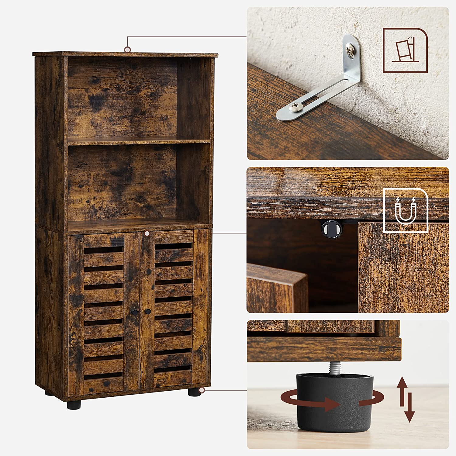 Floor Standing Kitchen Pantry Cabinet - image 8