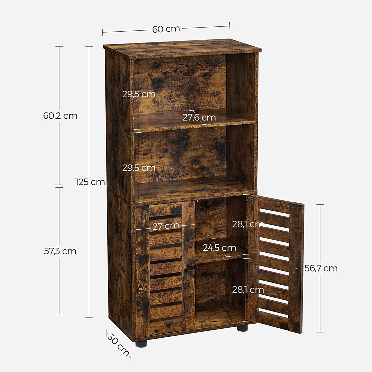 Floor Standing Kitchen Pantry Cabinet - image 9