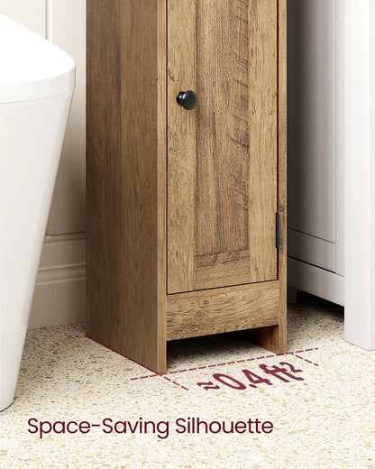 Small Bathroom Storage Corner Floor Cabinet with Door