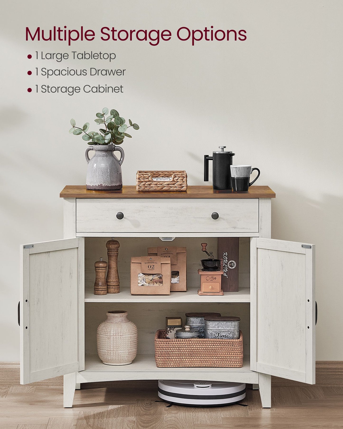 Buffet Cabinet with Storage and Drawer
