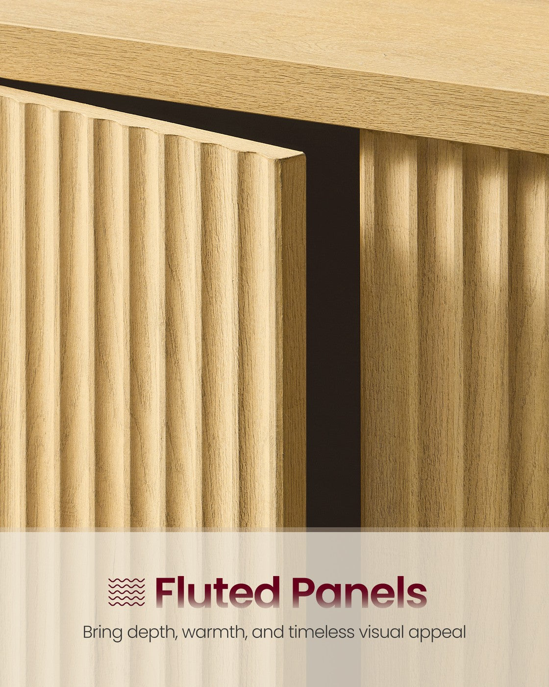 Sideboard with Adjustable Shelf Oak Beige - image 5