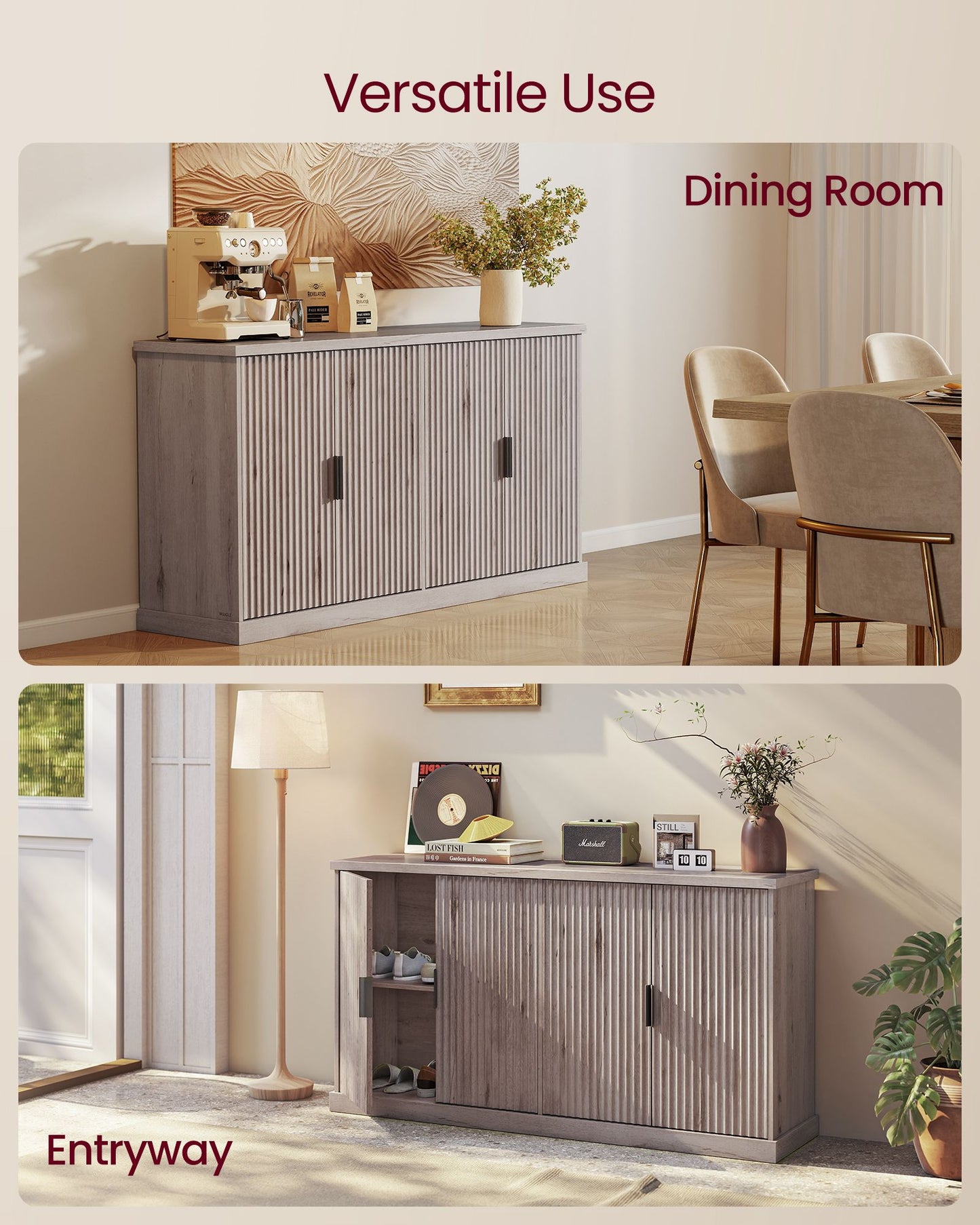 MAXE Collection - Buffet Cabinet, Console Cabinet
