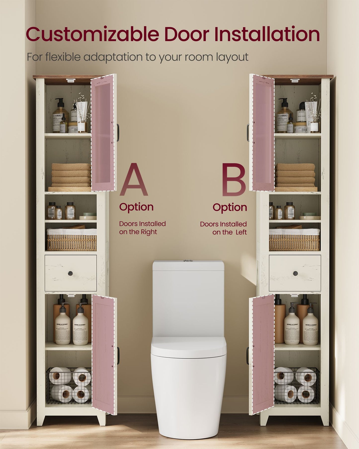 Tall Bathroom Cabinet - image 5