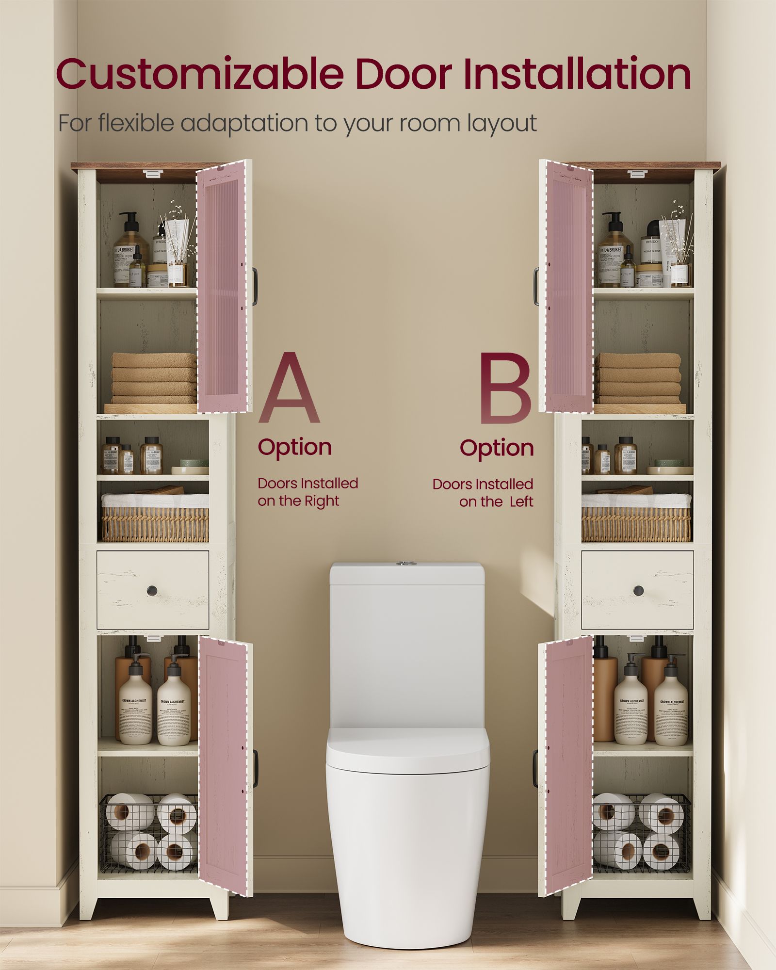 Tall Bathroom Cabinet - image 5