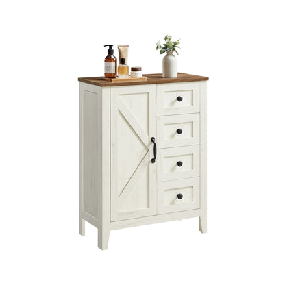 Farmhouse Bathroom Floor Cabinet with 4 Drawers - image 7
