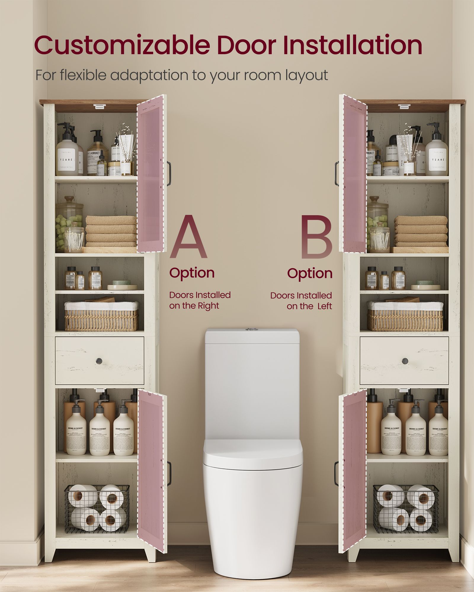 Tall Bathroom Cabinet - image 5