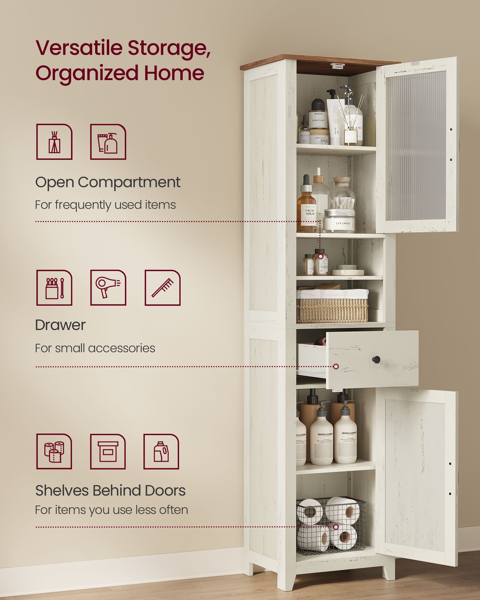 Tall Bathroom Cabinet - image 4