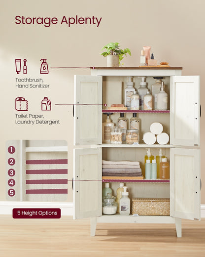 Farmhouse Storage Cabinet with Barn Doors - image 9