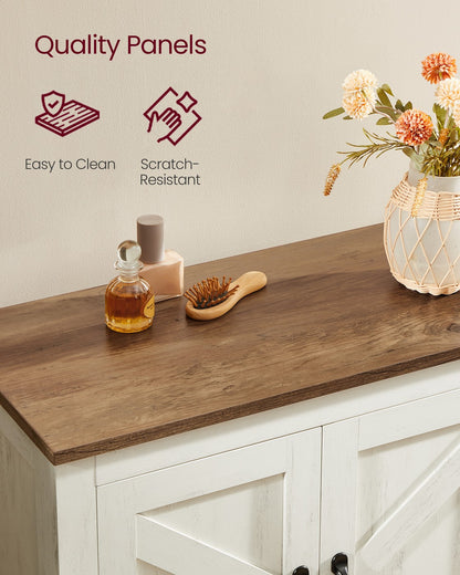 Farmhouse Storage Cabinet with Barn Doors - image 10
