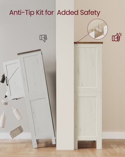 Farmhouse Storage Cabinet with Barn Doors - image 11
