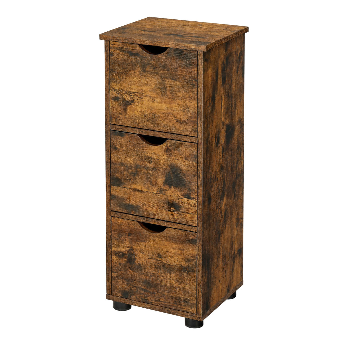 Bathroom Storage Cabinet, Storage Tower with 3 Drawers, Space-Saving for Living Room, Bedroom, Kitchen