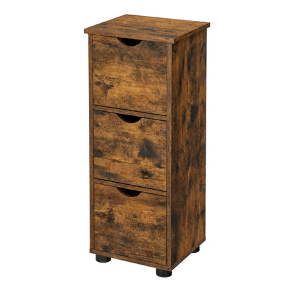 Bathroom Storage Cabinet, Storage Tower with 3 Drawers, Space-Saving for Living Room, Bedroom, Kitchen