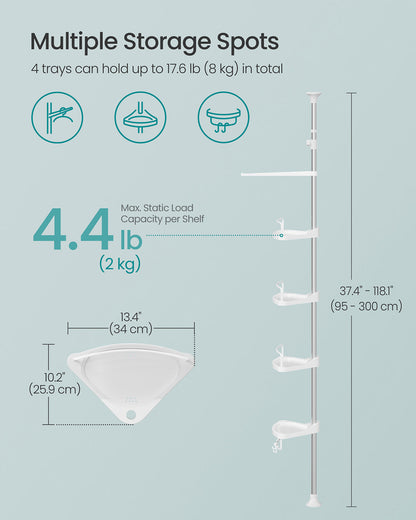 Tension Corner Shower Caddy - image 6