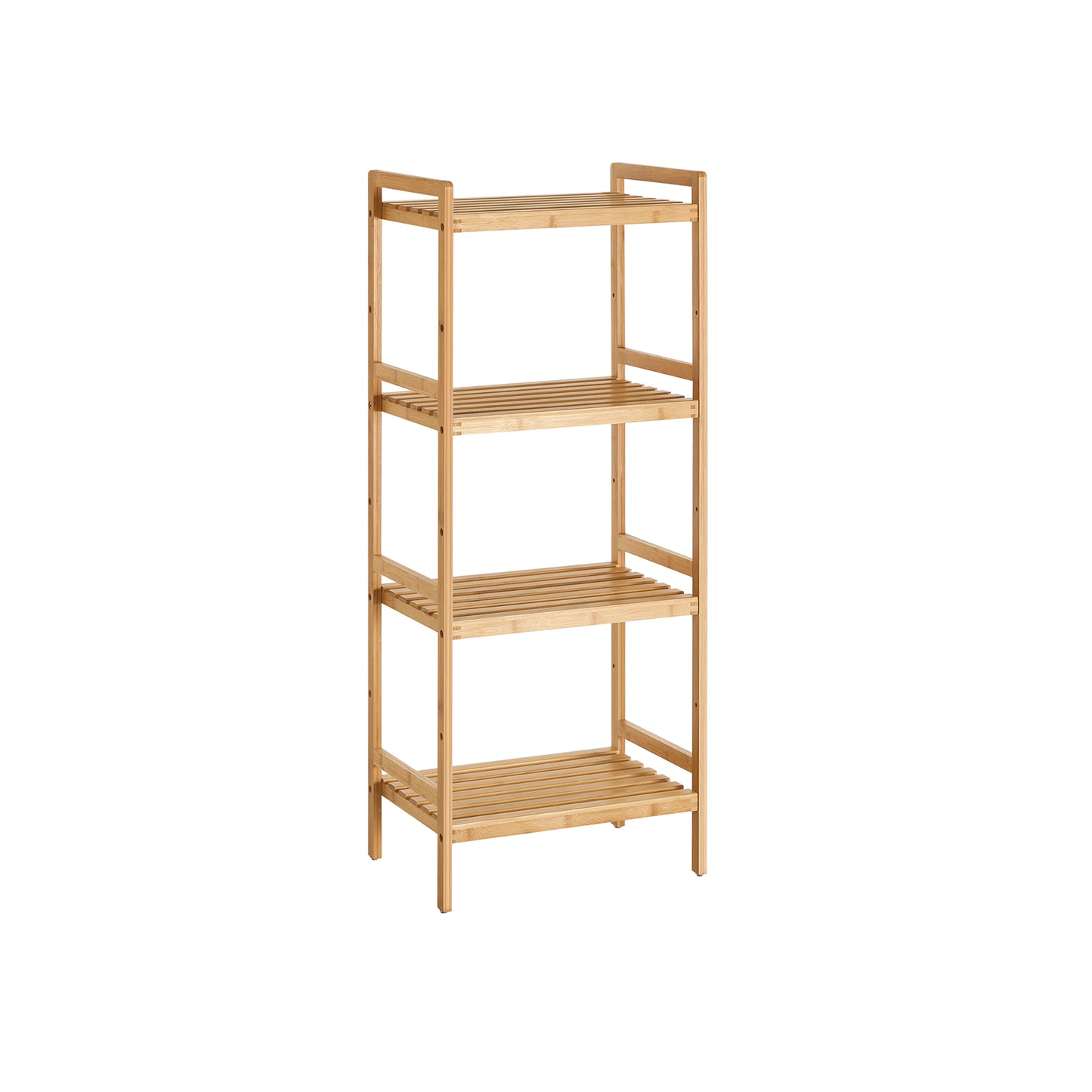 4-Tier Bamboo Shelving Unit - image 2