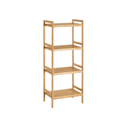 4-Tier Bamboo Shelving Unit - image 2