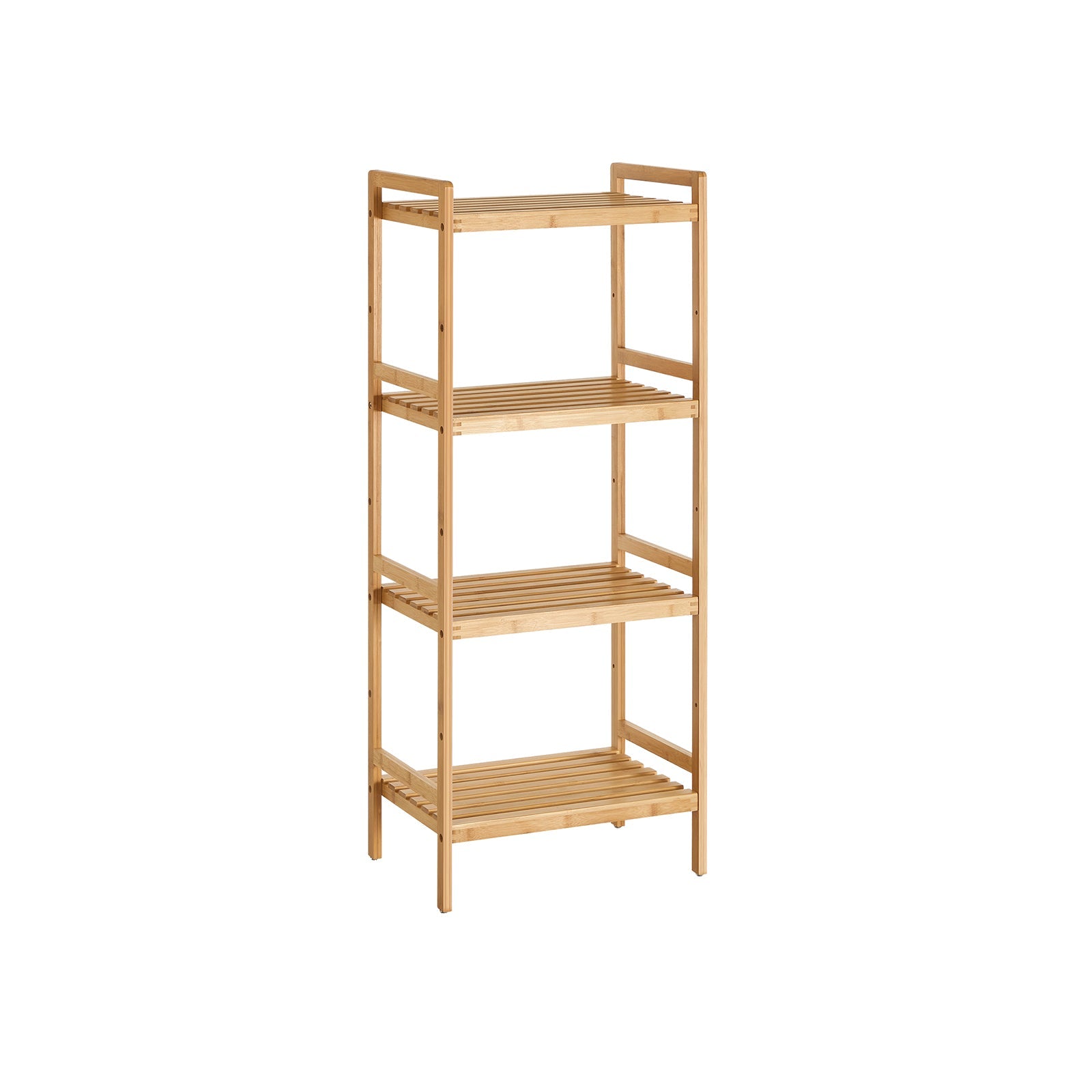 4-Tier Bamboo Shelving Unit - image 1