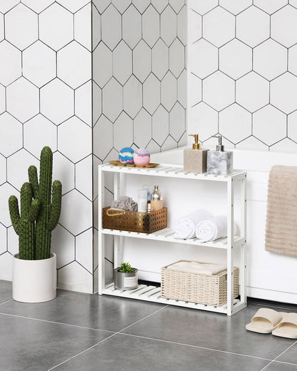 3-Tier Bamboo Bathroom Shelf