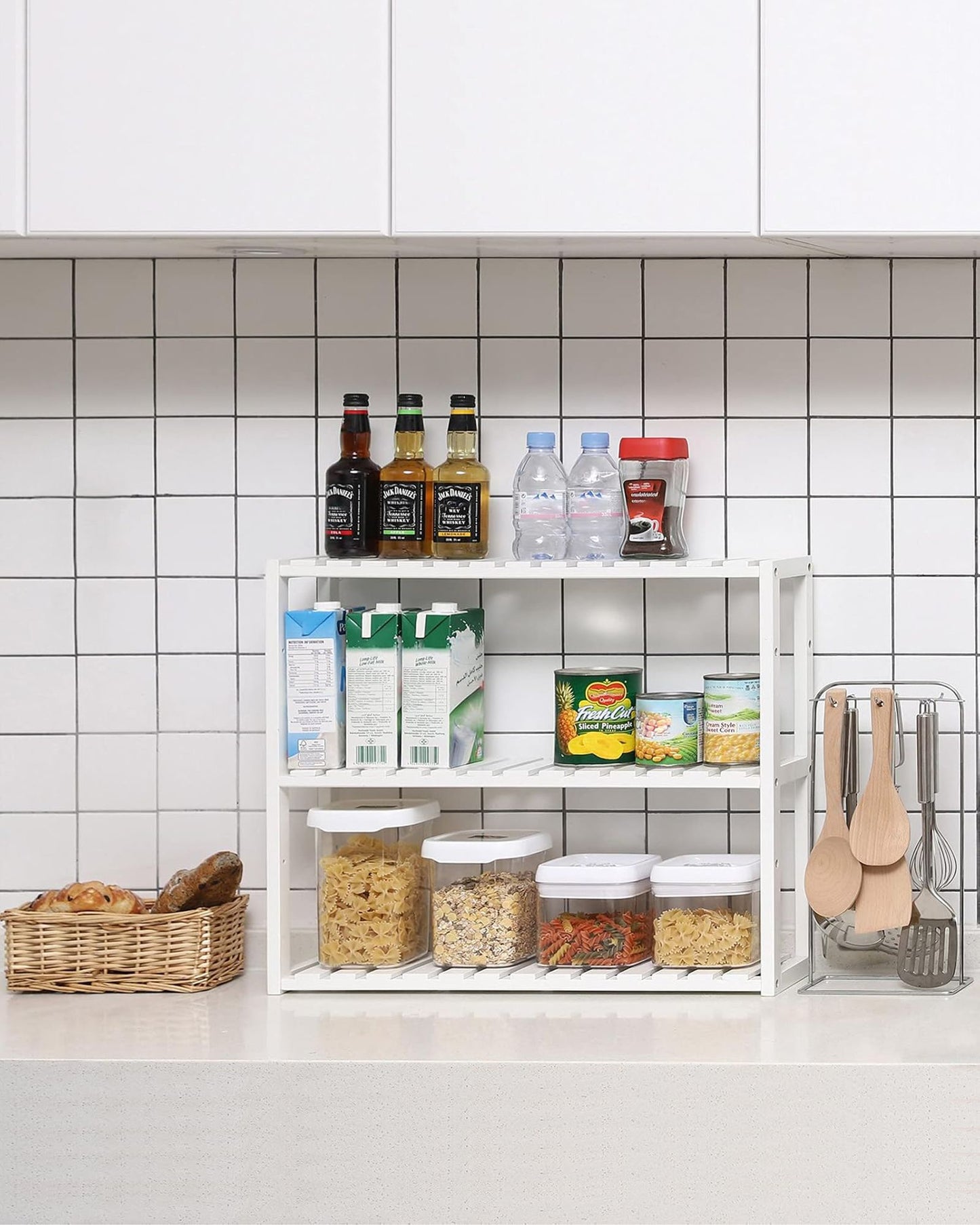 3-Tier Bamboo Bathroom Shelf