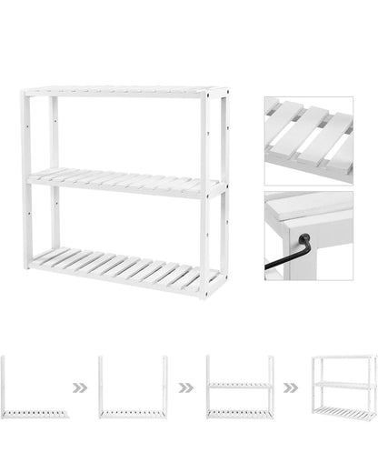3-Tier Bamboo Bathroom Shelf