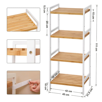 4 Shelves Bathroom Shelf - image 5