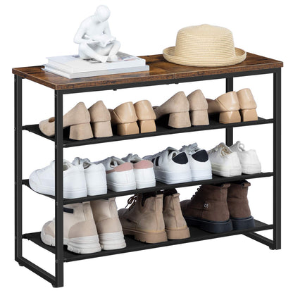 Shoe Rack - Rustic Brown