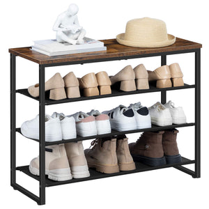 Shoe Rack - Rustic Brown