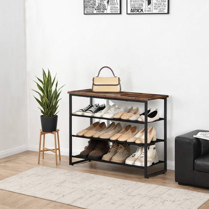 Shoe Rack - Rustic Brown