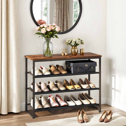 Shoe Rack - Rustic Brown