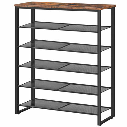 Shoe Rack - Rustic Brown