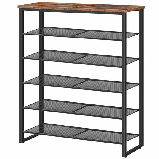 Shoe Rack - Rustic Brown