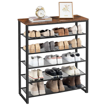 Shoe Rack - Rustic Brown