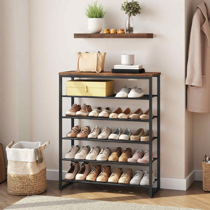 Shoe Rack - Rustic Brown