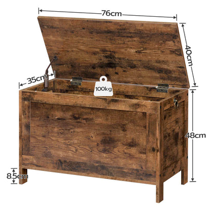 storage chest - rustic brown - HWLEXTRA 