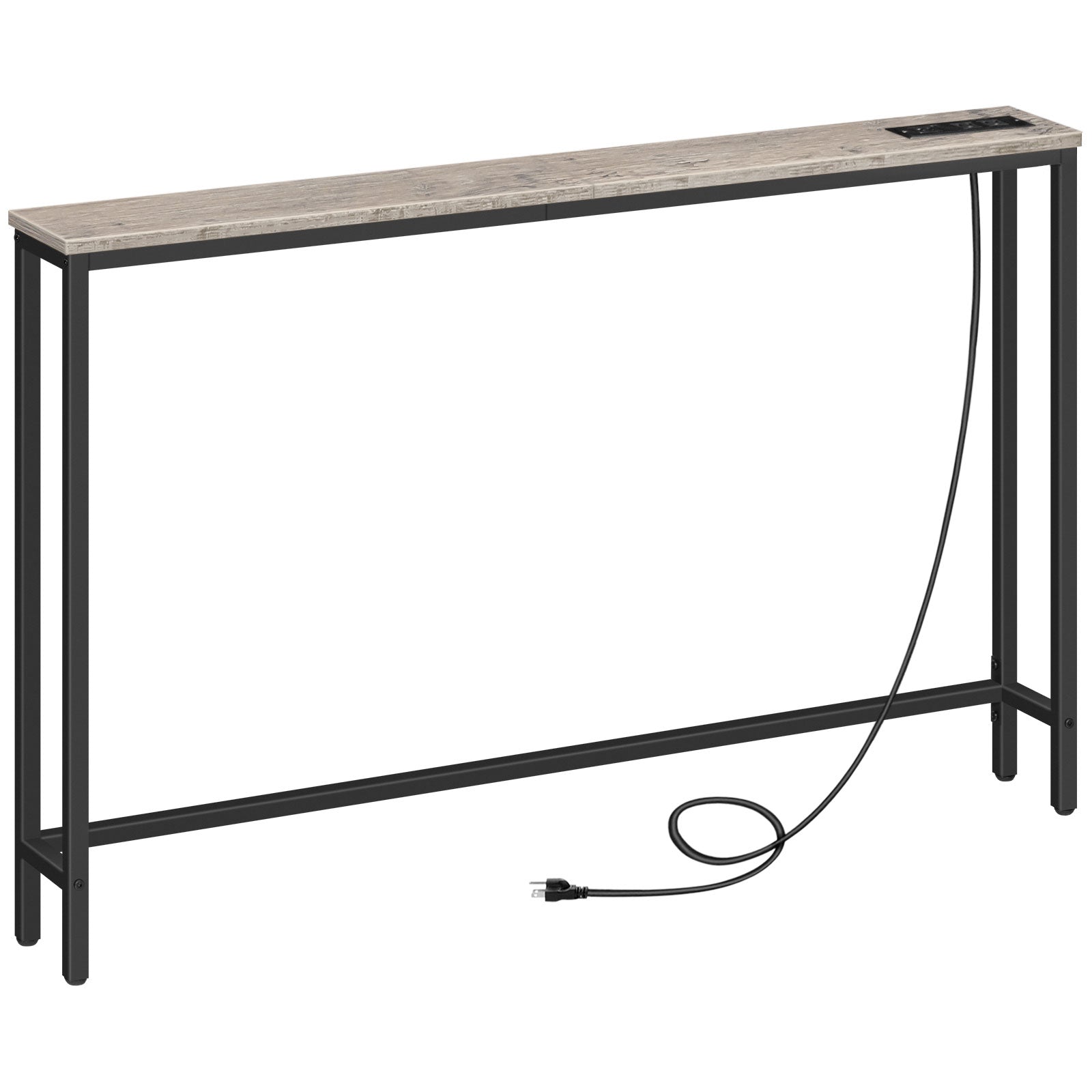 Console Table with Power Outlets, Charging Station - HWLEXTRA 