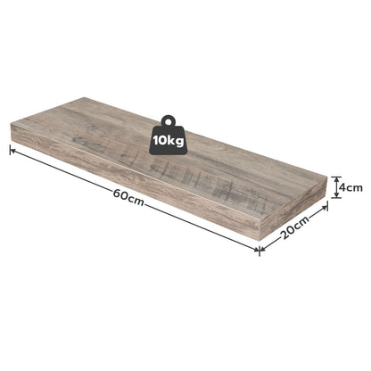 Floating Shelves for Wall - Grey