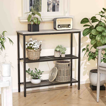 Console Table - grey & black