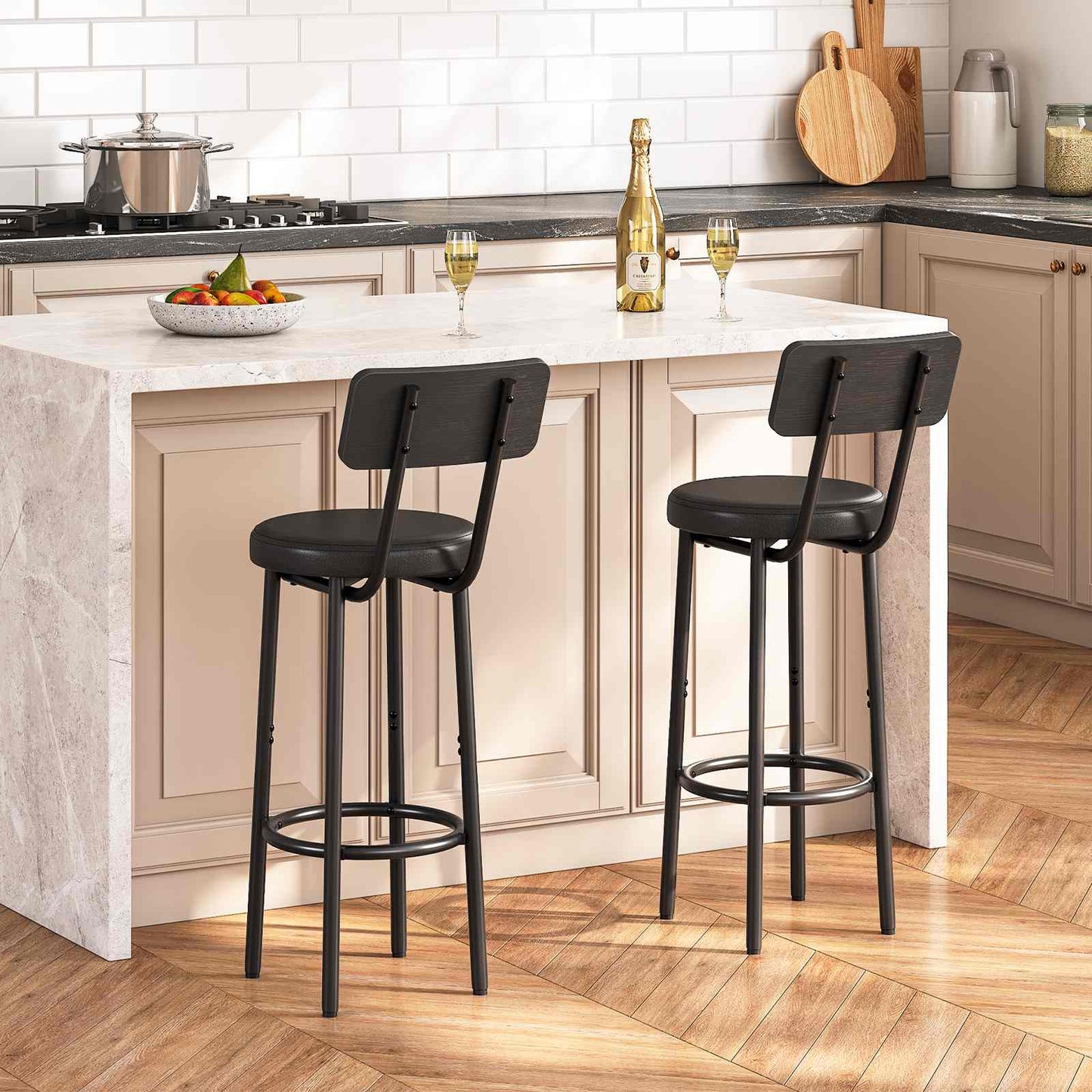 Bar Stools - Black