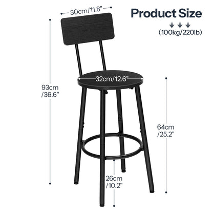 Bar Stools - Black